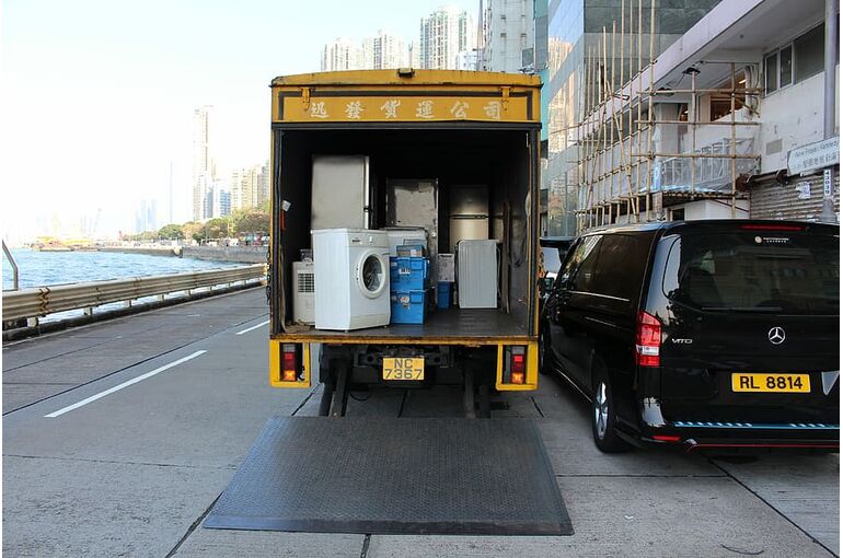 vehicle-lorry-white-goods-washing-machine