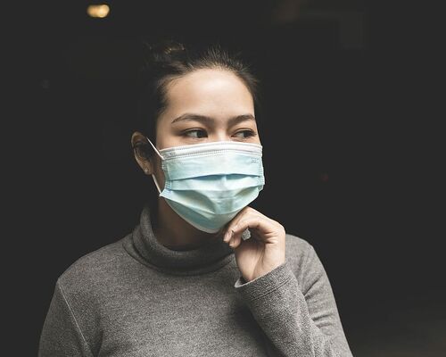 woman-female-mask-street